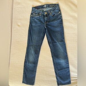 7 For All Mankind Kimmie Crop Jeans – Size 25